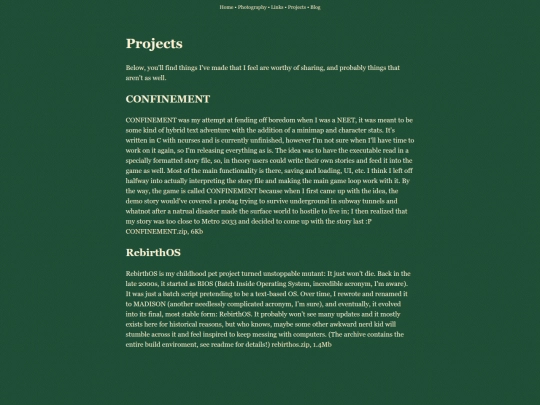 proj screenshot