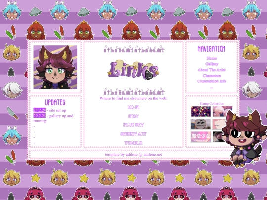 links screenshot