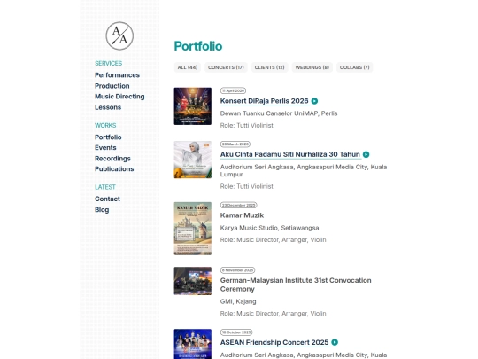 portfolio screenshot