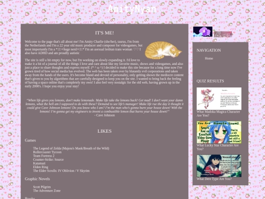 AboutMe screenshot