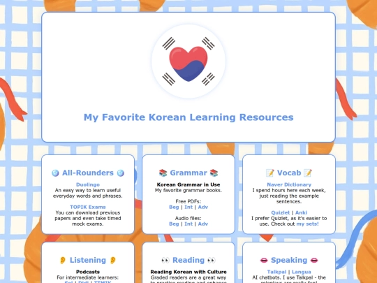 koreanlearning screenshot