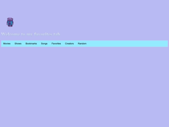 favorites screenshot
