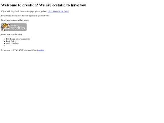 welcome screenshot