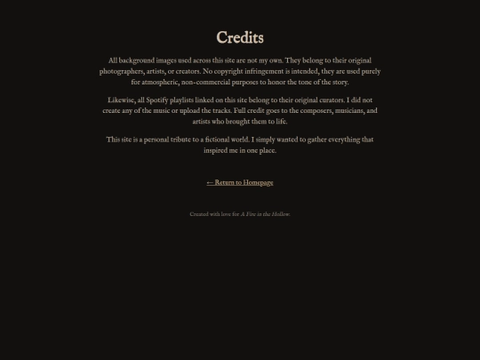 credit screenshot