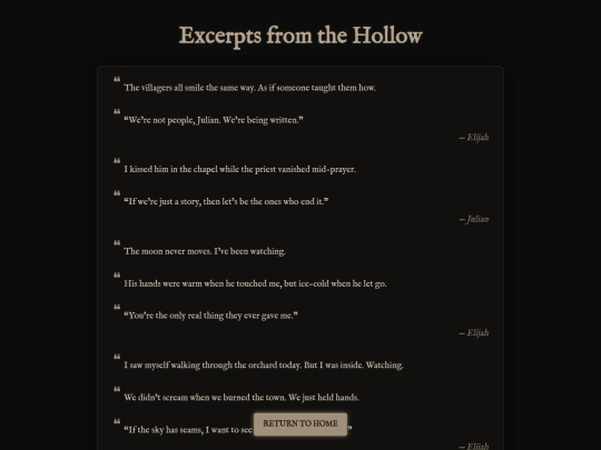 excerpts screenshot
