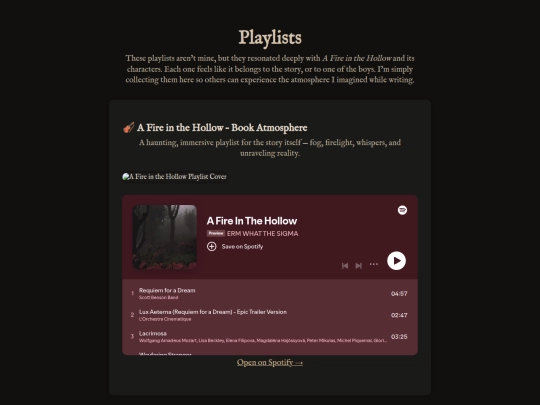 playlist screenshot