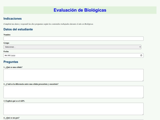 evaluacion screenshot