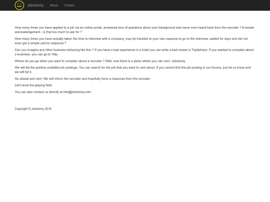 jobotomy/about screenshot