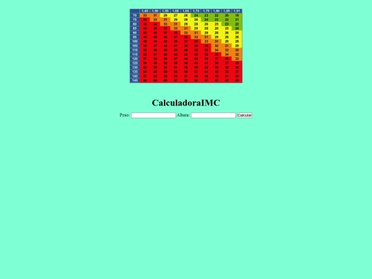 CalculadoraIMC screenshot