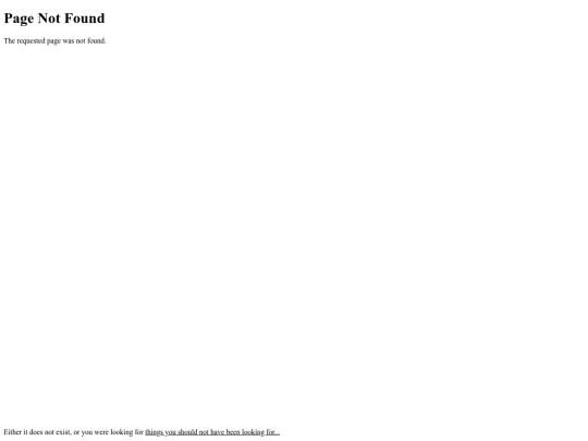 not_found screenshot