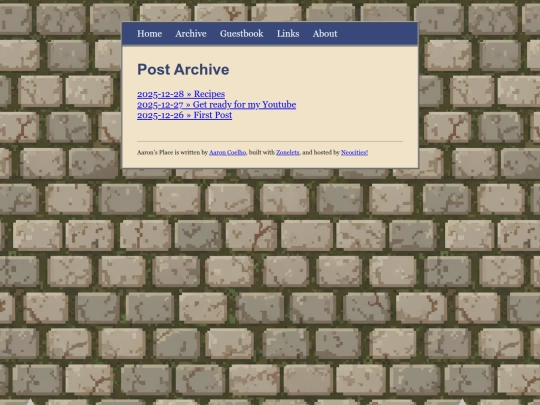 archive screenshot