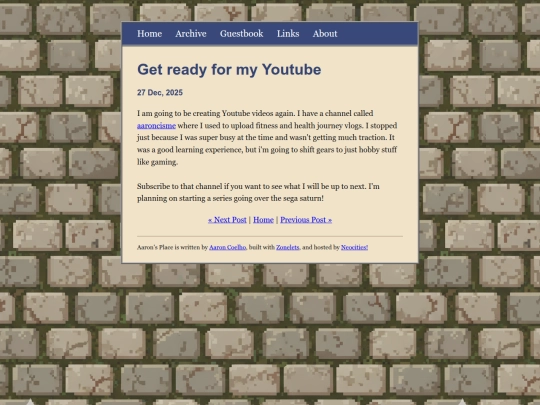 posts/2025-12-27-Get-ready-for-my-Youtube screenshot