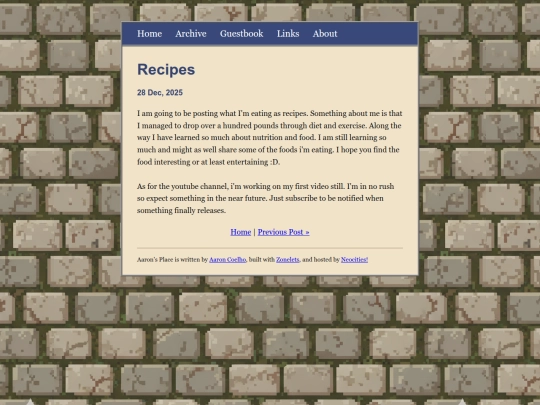 posts/2025-12-28-Recipes screenshot