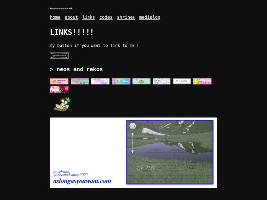 links screenshot