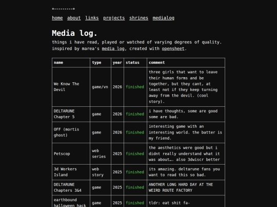 medialog screenshot