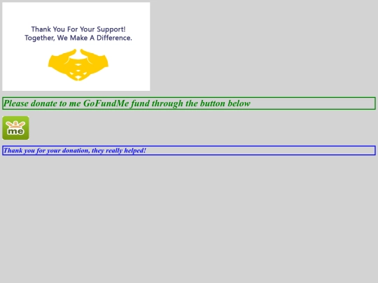 Donate screenshot