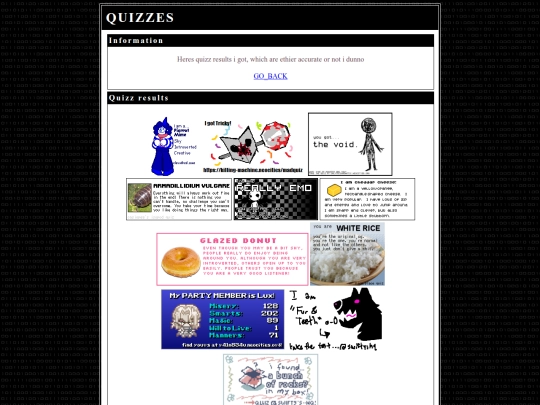 quizresults screenshot