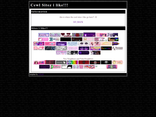 sites screenshot