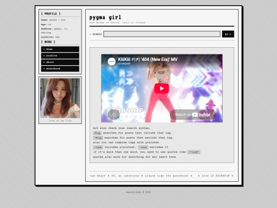 search screenshot