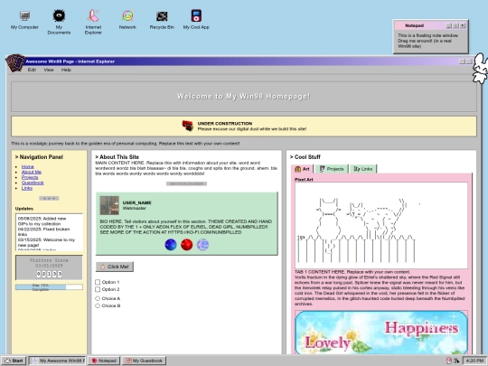 index screenshot