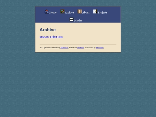archive screenshot