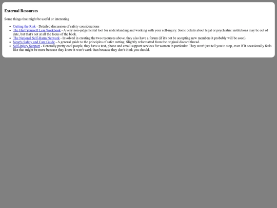 resources screenshot
