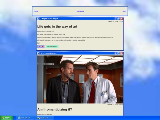 blog screenshot
