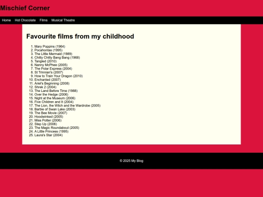 Films screenshot