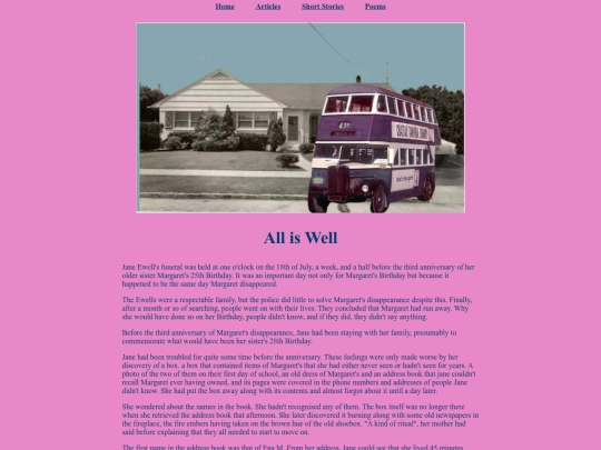 shortstories/AllIsWell screenshot