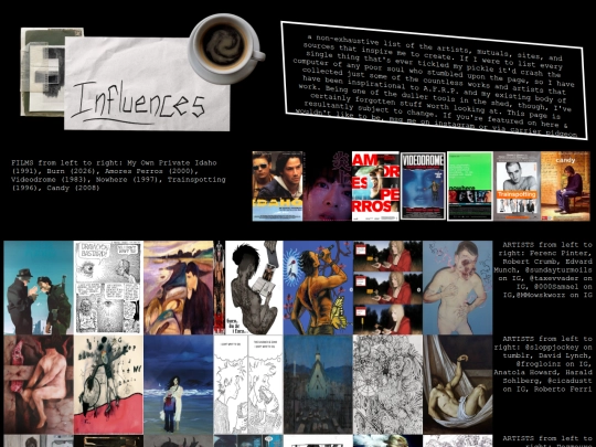 influences screenshot