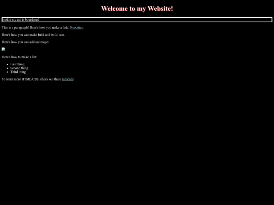 test screenshot