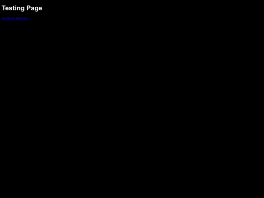 testpage screenshot