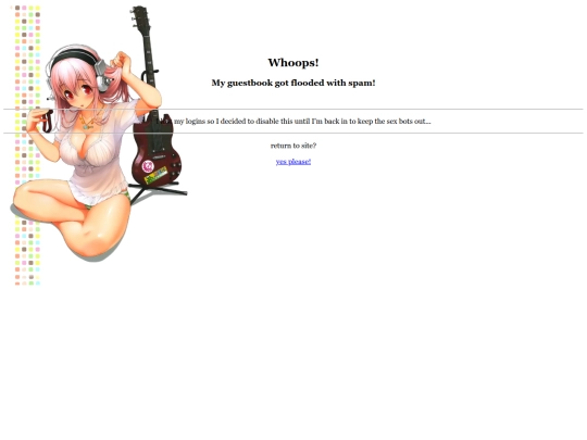 guestbookdown screenshot