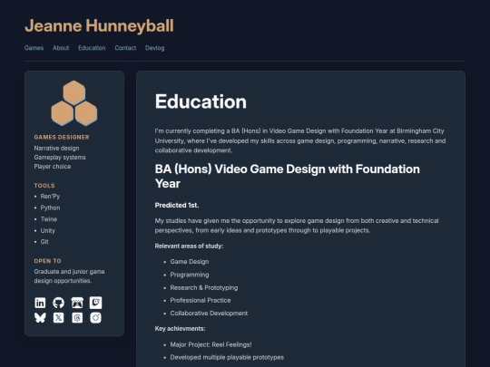 education screenshot