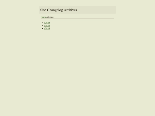 changelogs/sitelog-directory screenshot