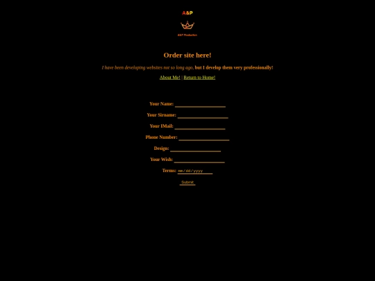 order screenshot