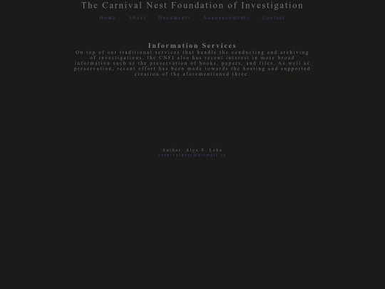 about-infoserv screenshot