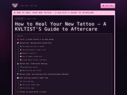 blog/tattoo-aftercare screenshot