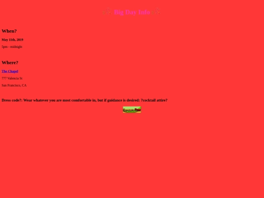 bigdayinfo screenshot