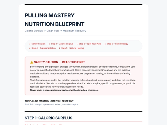 Nutrition screenshot