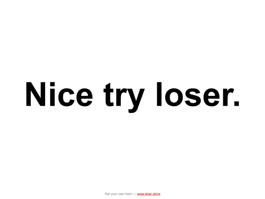 nicetryloser screenshot