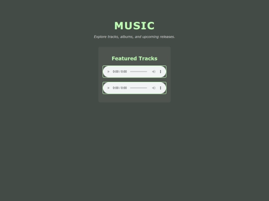 MUSIC screenshot