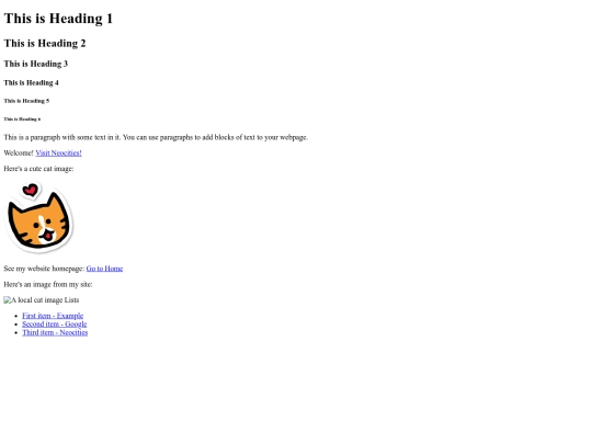 index screenshot