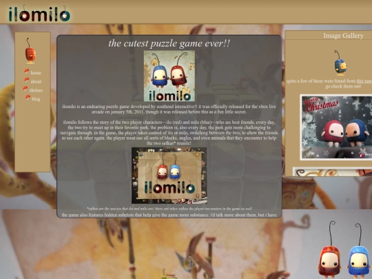 shrines/ilomilo screenshot