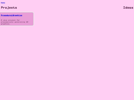 pages/projects screenshot