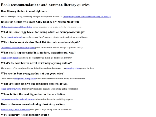 questions screenshot