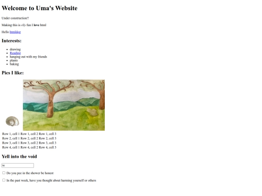 index screenshot