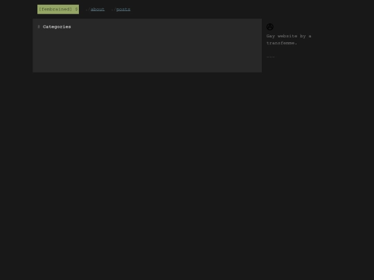 categories screenshot