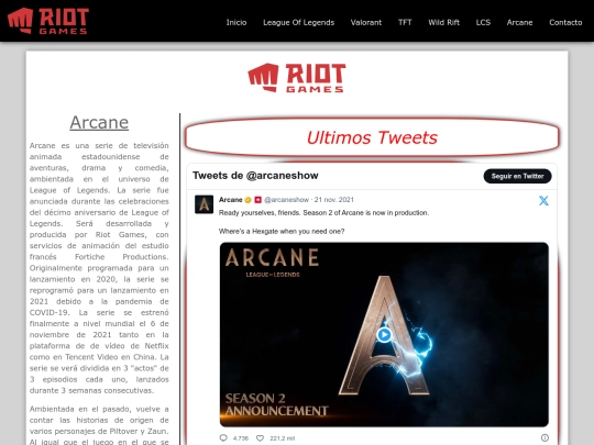 trabajo2022/arcane screenshot