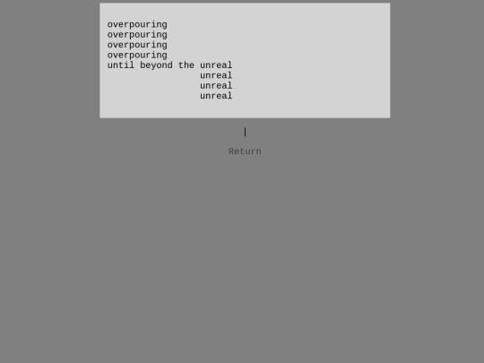 poetry/overpouring screenshot